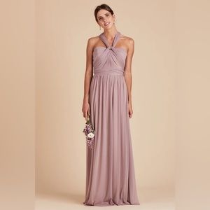 Birdy Grey Mauve Mesh Convertible Dress